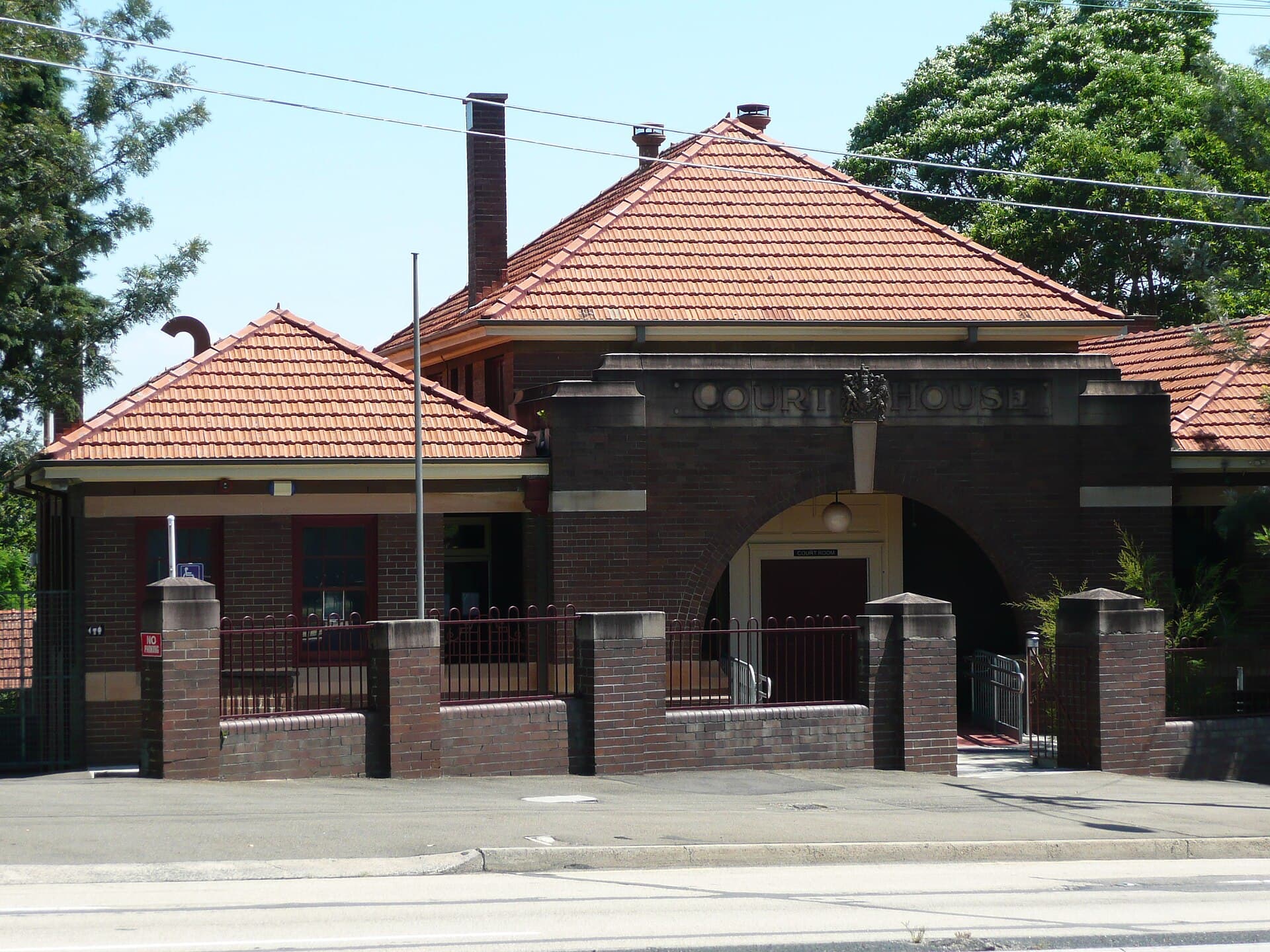 Ryde Court House on Victoria Road in Ryde NSW, civic landmark in the Ryde service area