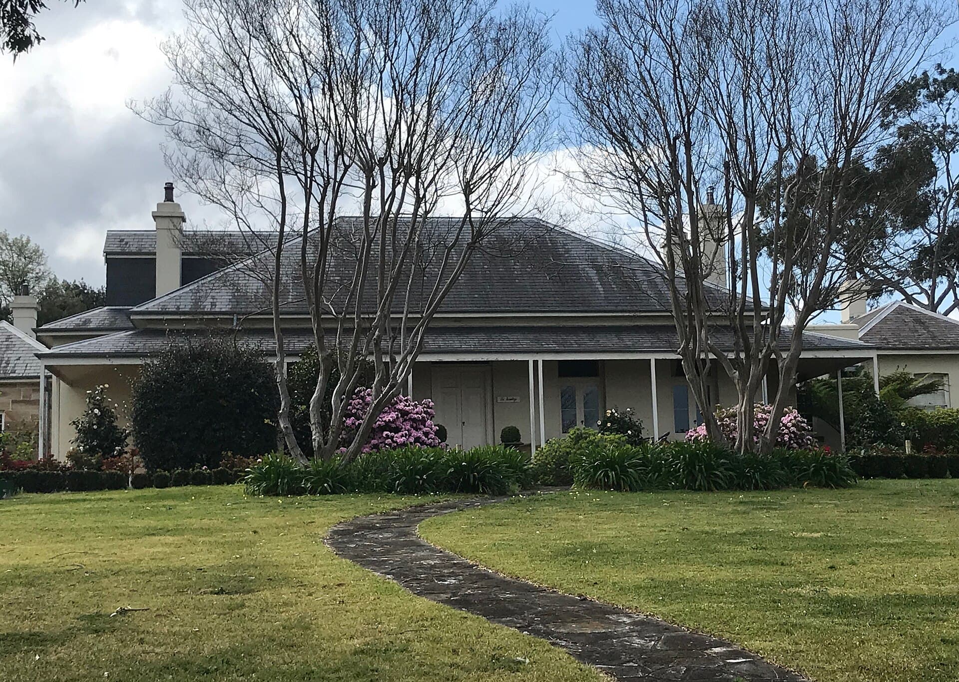 The Hermitage heritage building in Ryde NSW, local heritage landmark in the Ryde service area